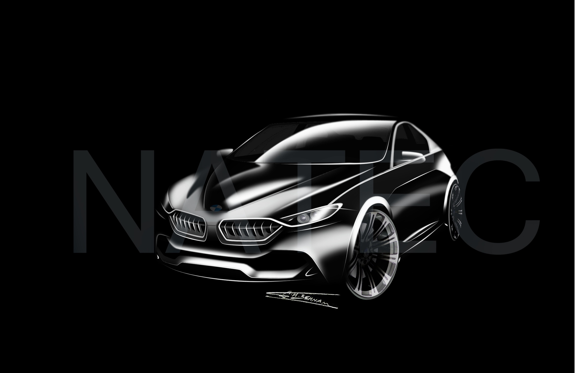 BMW 3-SERIES CONCEPT FRONT VIEW