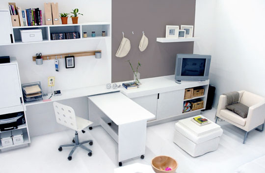 ایده برای طراحی دفترکار خانگی موثر