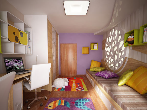 طراحی اتاق کودک و نوجوان از آثار گروه نئوپلیس