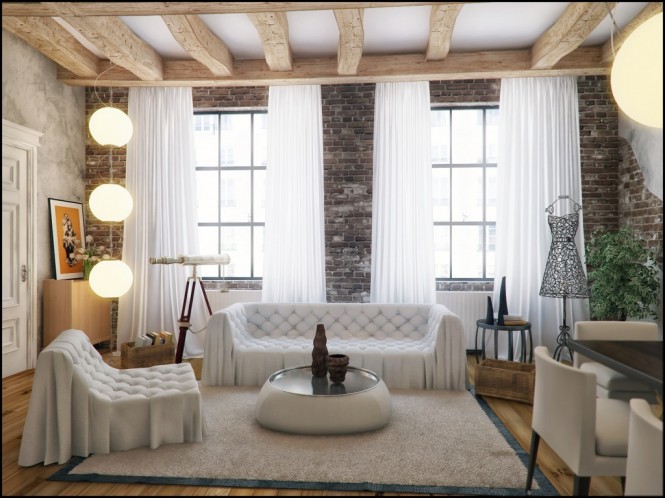 طراحی اتاق نشیمن به سبک کلاسیک اروپایی