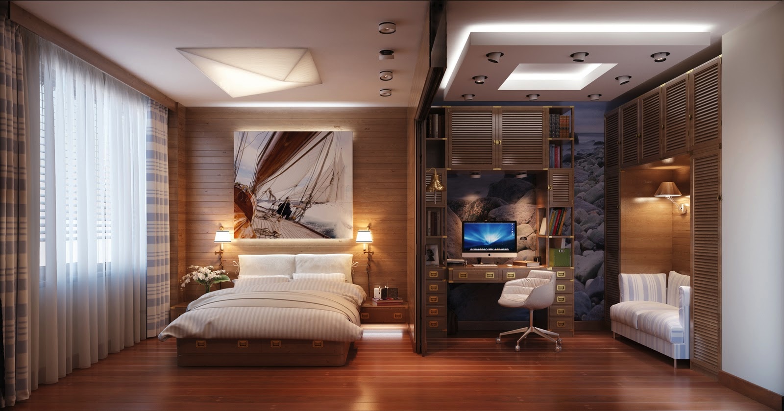 طراحی اتاق خواب به سبک مدرن