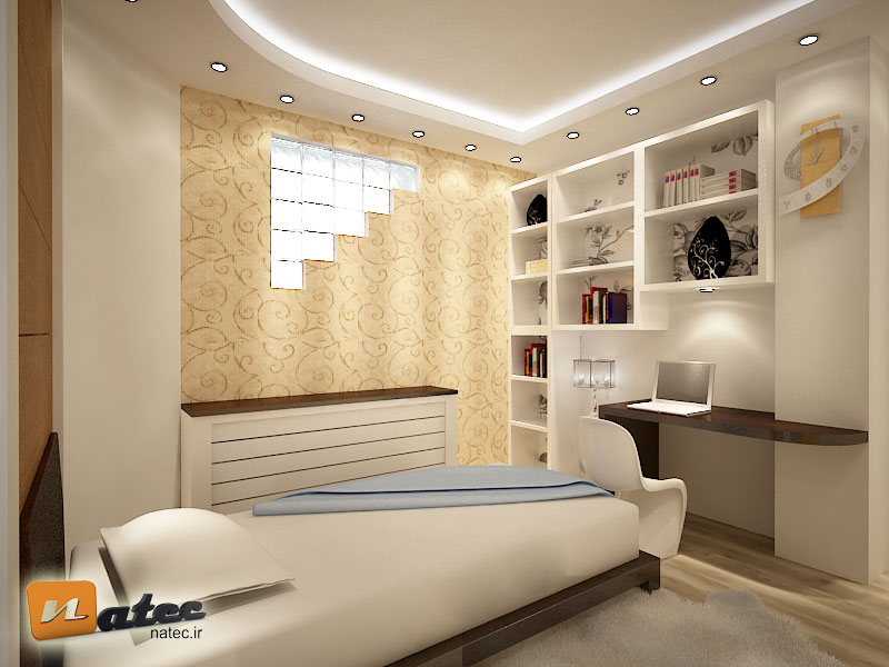 طراحی اتاق خواب کوچک